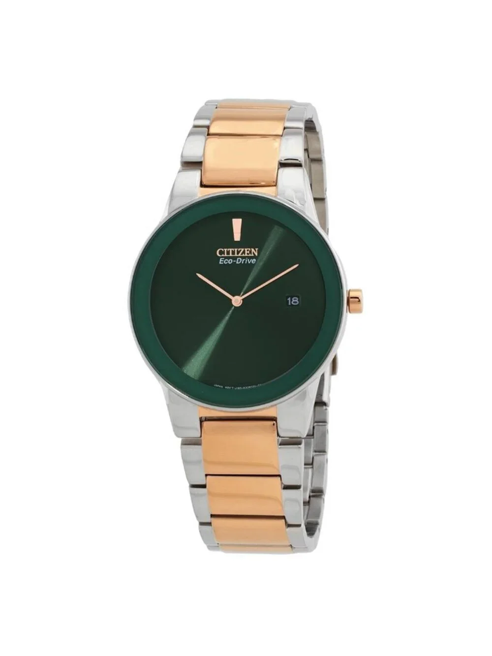 NWT Citizen Eco-Drive Green Dial Two-Tone Men's Watch